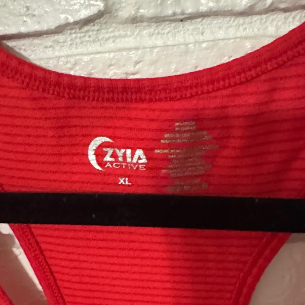 Women’s Red Racerback Performance Tank Top - Picture 2 of 4